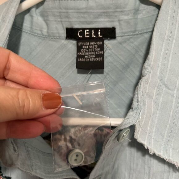 CELL Embroidered Floral Shirt - Picture 2 of 11